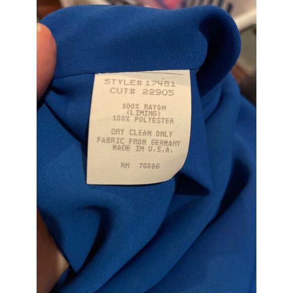 80s Platinum by Dorothy Schoelen Pop Art Chiffon Jacket Blazer Mixed Print Neon - Picture 13 of 13